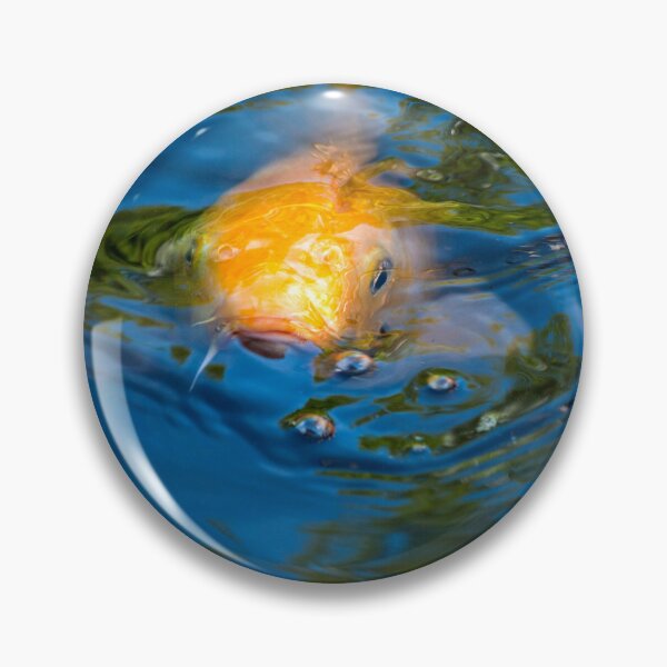 Item preview, Koi Fish Peeking at the Surface designed and sold by EarthUnlocked.