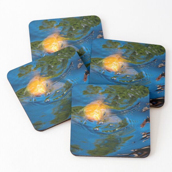 Item preview, Koi Fish Peeking at the Surface designed and sold by EarthUnlocked.