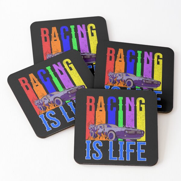 Item preview, Racing Is Life Street Racing Auto Racing Drag Racing Race Track Motorsports Speed Fast Cars designed and sold by CarantinedChaos.