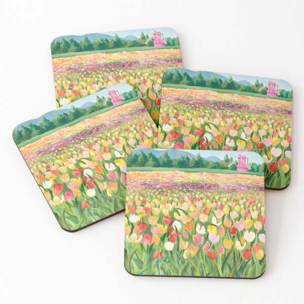 Item preview, Holland tulip field  designed and sold by DaryaGeft.