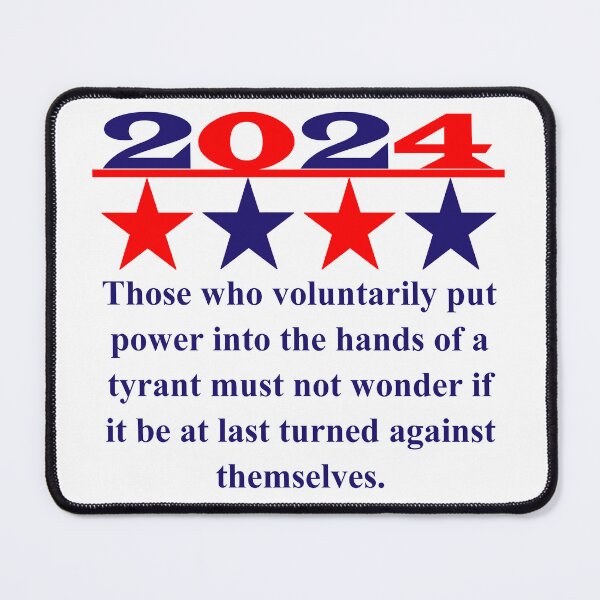 Item preview, Those Who Voluntarily Put Power - Political Quote  designed and sold by CrankyOldDude.