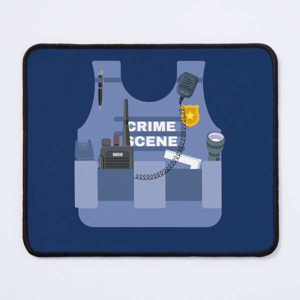 Item preview, Crime Scene Investigator Vest Sticker designed and sold by SceneOfTheCrime.