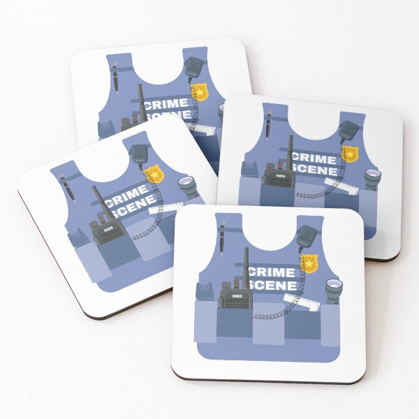 Item preview, Crime Scene Investigator Vest Sticker designed and sold by SceneOfTheCrime.