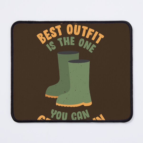 Item preview, Best Gardening Outfit „Get dirty in“ Rubber boots designed and sold by Rochenmann.