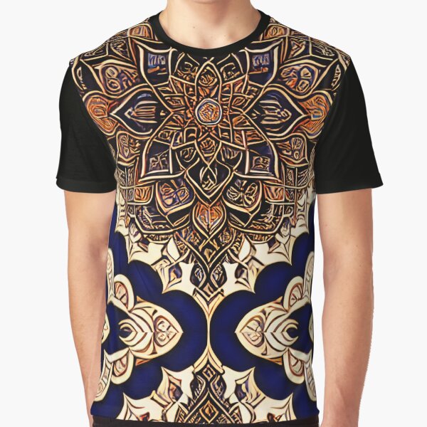 Coyote Call pattern Native American Aboriginal Graphic T-Shirt