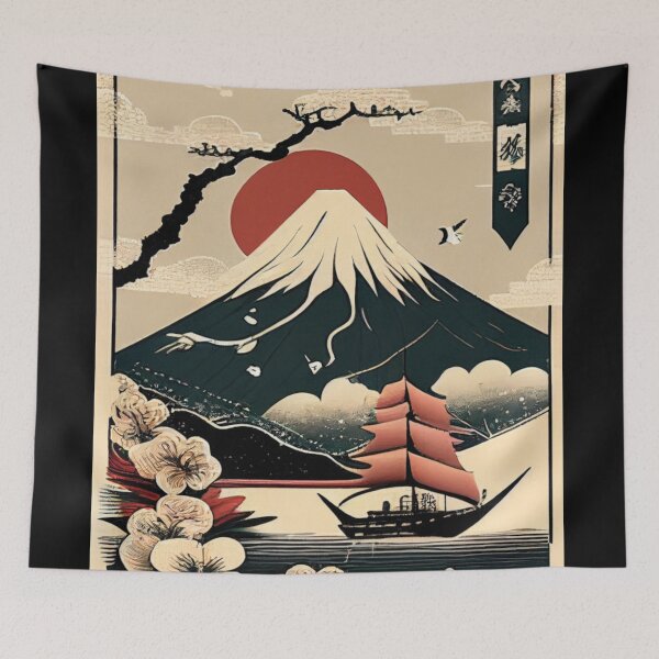 Item preview, Japanese Poster Style Artwork designed and sold by BeachBumPics.