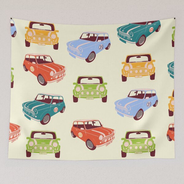 Item preview, Multicoloured Mini Coopers designed and sold by rhiz.