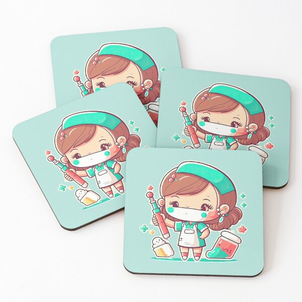 Item preview, Cute Dental Assistant Orthodontist Girl At Dental Clinic Taking Care Of Tooth Pain designed and sold by ultra-cute.