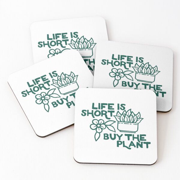 Item preview, Life is Short Buy the Plant - OTRBG(Non-Profit) designed and sold by OTRBGStore.