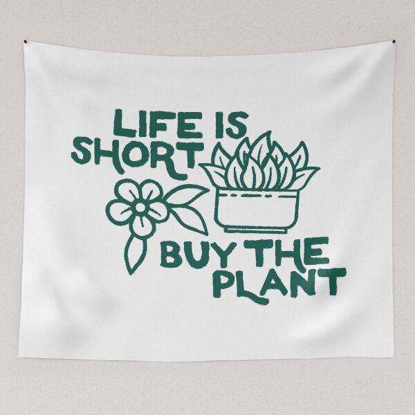 Item preview, Life is Short Buy the Plant - OTRBG(Non-Profit) designed and sold by OTRBGStore.
