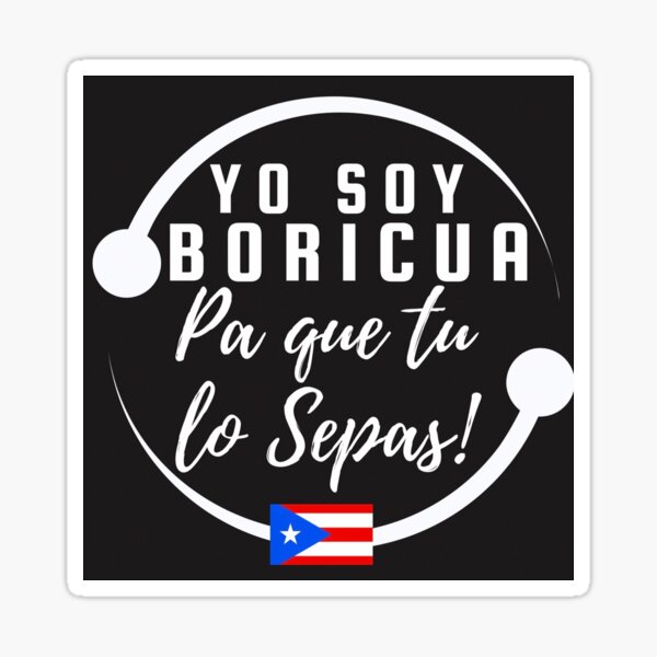 Yo Soy Boricua Puerto Rican Sticker TeePublic, 44% OFF