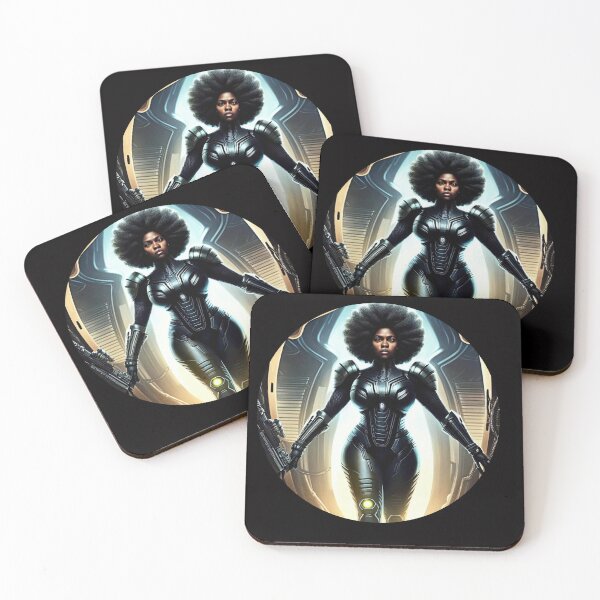 Item preview, Black Beauty: Sci-Fi Style T-Shirt designed and sold by MeatLuvers.