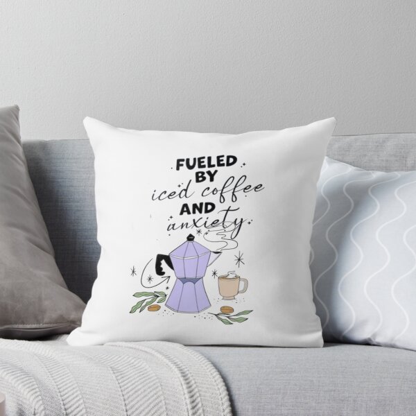 Item preview,  fueled by iced coffee and anxiety designed and sold by california87.
