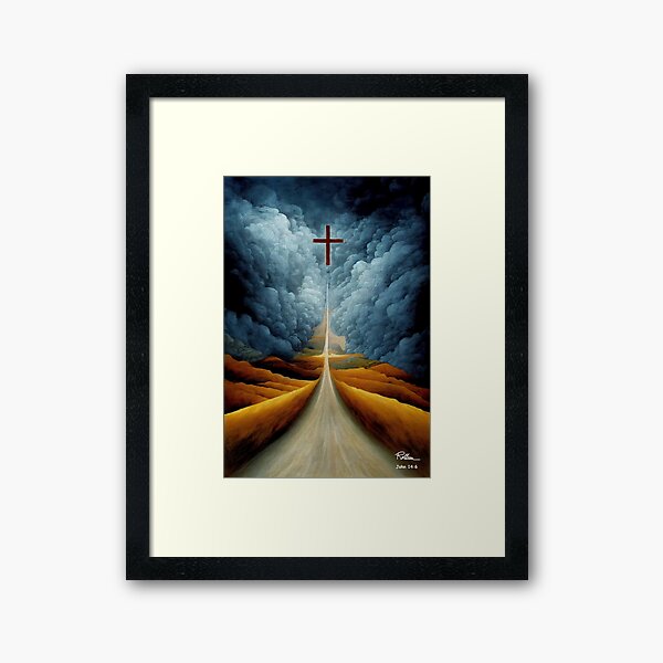 Vista previa del artículo con la obra «EL CAMINO, LA VERDAD, LA VIDA de Rolleen», diseñado y vendido por ArtbyRolleen.