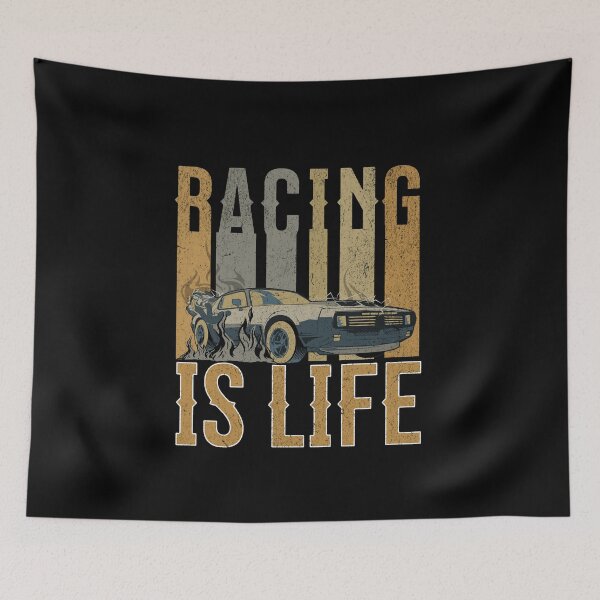 Item preview, Racing Is Life Street Racing Auto Racing Drag Racing Race Track Motorsports Speed Fast Cars designed and sold by CarantinedChaos.