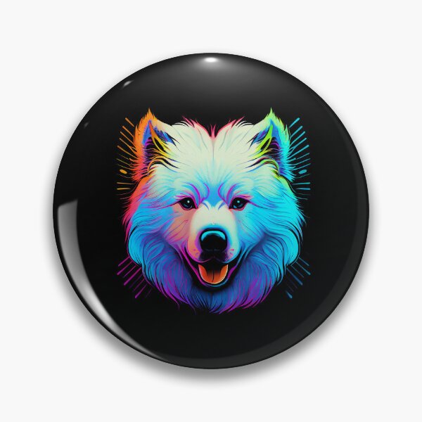Item preview, Samoyed Dog Colorful Paint Splash designed and sold by rafaeltto.