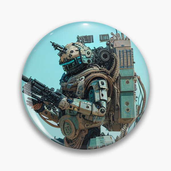 Item preview, Scifi Robot Wall Art - Futuristic - Digital Download - Military Illustration - Science Fiction Decor designed and sold by Horizon00080.