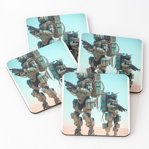 Item preview, Scifi Robot Wall Art - Futuristic - Digital Download - Military Illustration - Science Fiction Decor designed and sold by Horizon00080.