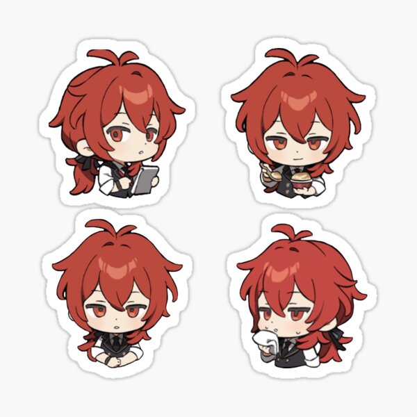 Item preview, Genshin Impact- Chibi Diluc designed and sold by sukisoup.