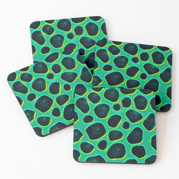 Item preview, Bright and Bold Dalmatian Pattern Neon Green Yellow designed and sold by WildArtDesigns.