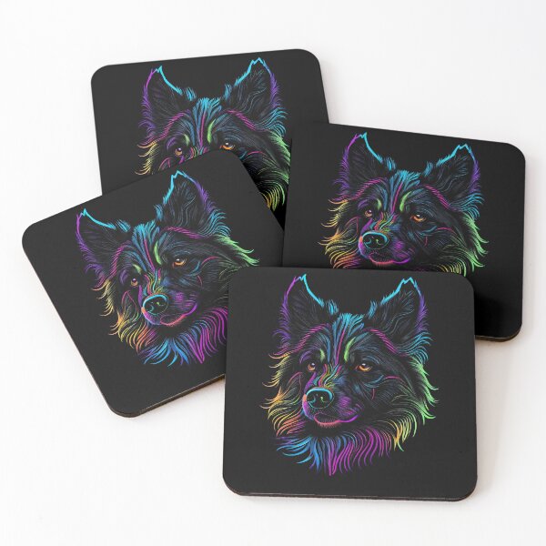 Item preview, Schipperke Dog Colorful Paint Splash designed and sold by rafaeltto.