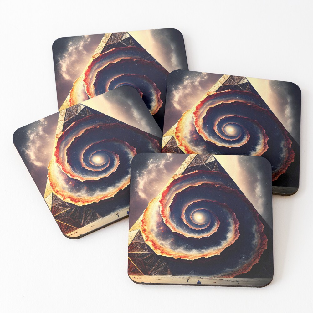 Item preview, Coasters (Set of 4) designed and sold by HoodedDesigns.