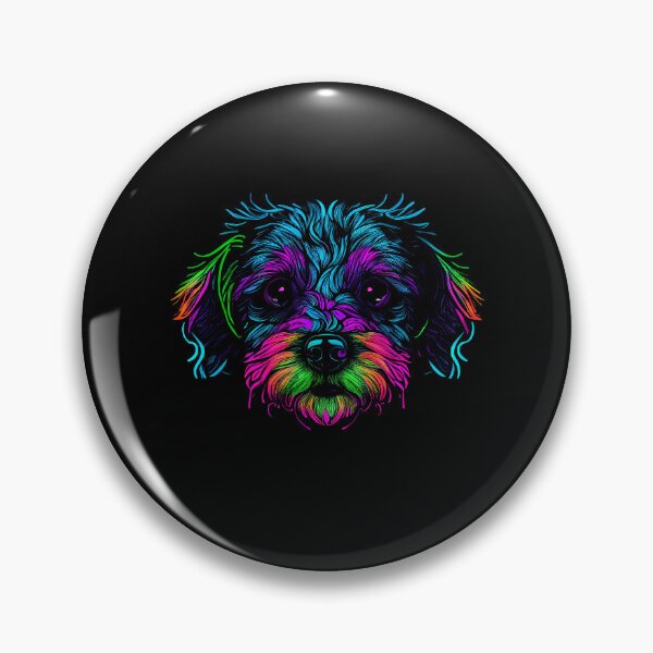 Item preview, Schnoodle Dog Colorful Paint Splash designed and sold by rafaeltto.