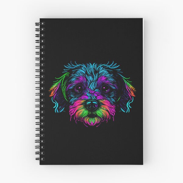 Item preview, Schnoodle Dog Colorful Paint Splash designed and sold by rafaeltto.