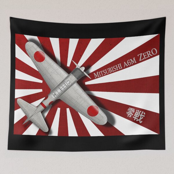 Item preview, Mitsubishi A6M Zero retro designed and sold by Groenendijk.