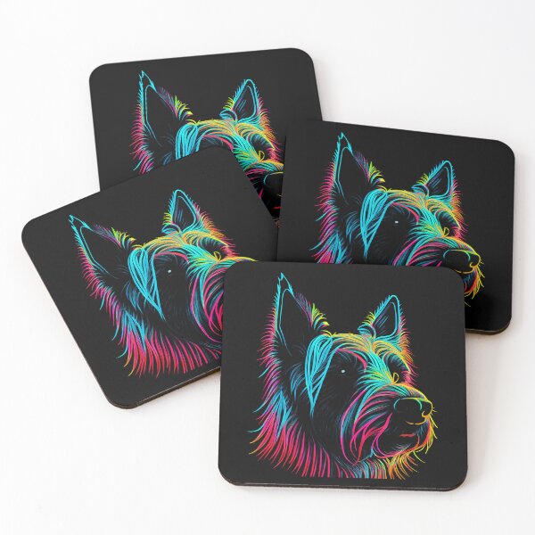 Item preview, Scottish Terrier Dog Colorful Paint Splash designed and sold by rafaeltto.