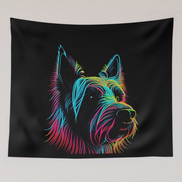 Item preview, Scottish Terrier Dog Colorful Paint Splash designed and sold by rafaeltto.