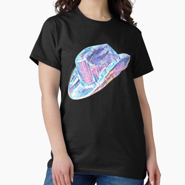 Aperçu de l'œuvre Chapeau de cowboy artistique pixelisé Urban Chic Galaxy Explorer (Vibes inspirées de la Disco Beyoncé Renaissance !) créée et vendue par ZodiacGradient.