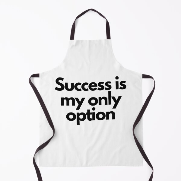 Item preview, Success is my only option Black on White entrepreneur designed and sold by EmprendeHoy.