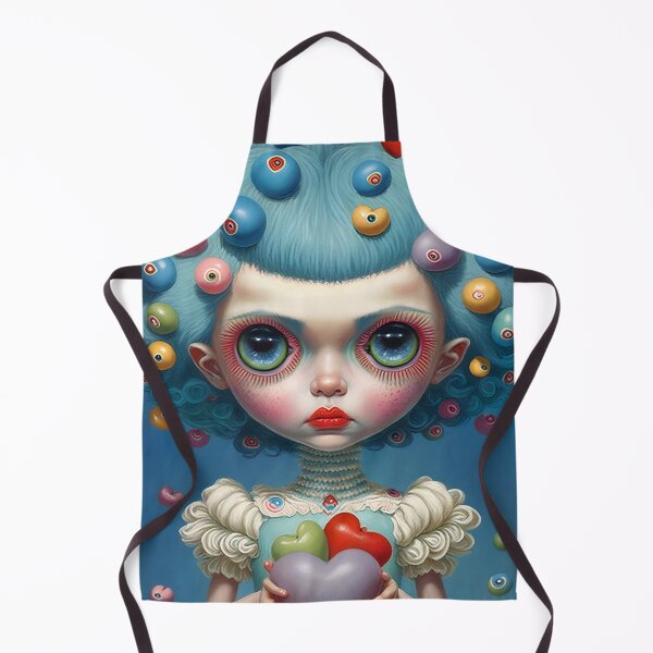 Item preview, Valentine Candy Art, Candy Girl, Blue Girl Character, Cute Blue Girl designed and sold by Art.Fusion.Studio.