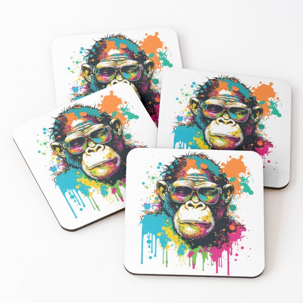 Item preview, "Monkey with Sunglasses" designed and sold by Platanus22.