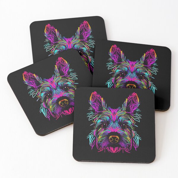 Item preview, Scottish Terrier Dog Colorful Paint Splash designed and sold by rafaeltto.