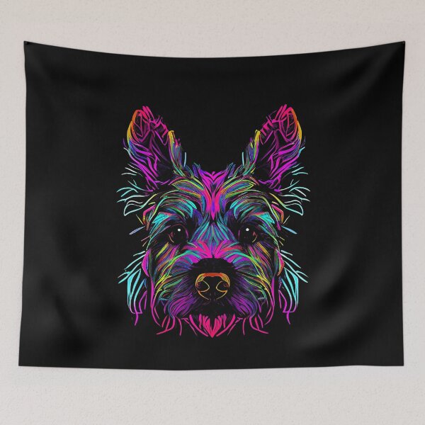 Item preview, Scottish Terrier Dog Colorful Paint Splash designed and sold by rafaeltto.