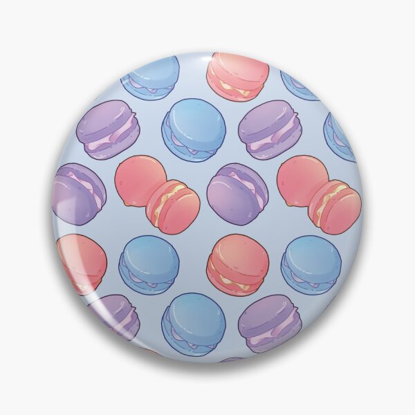 Item preview, Blue Macaron Pattern designed and sold by MadeByBeata.