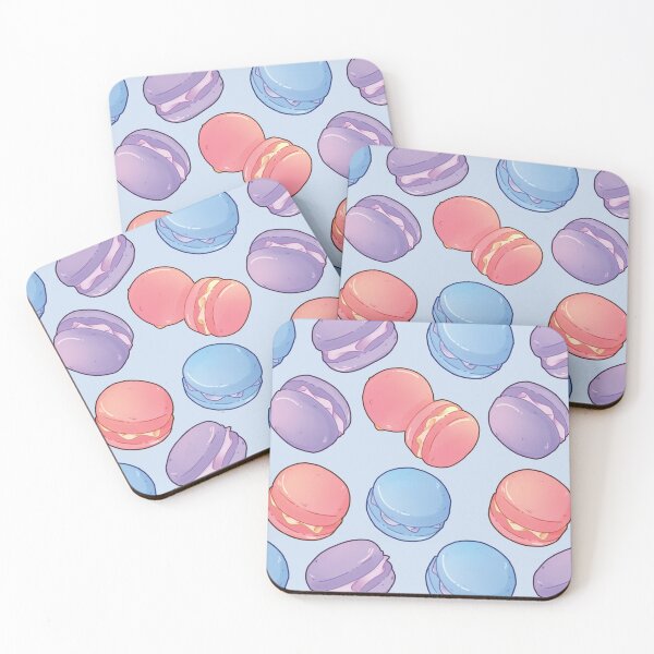 Item preview, Blue Macaron Pattern designed and sold by MadeByBeata.