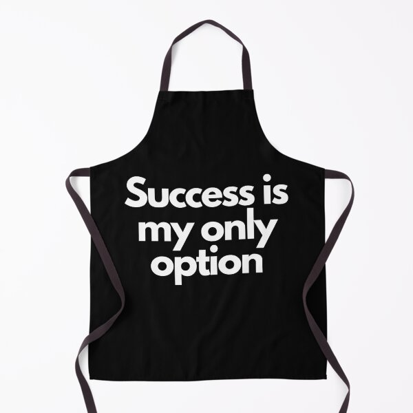 Item preview, Success is my only option White on Black entrepreneur designed and sold by EmprendeHoy.