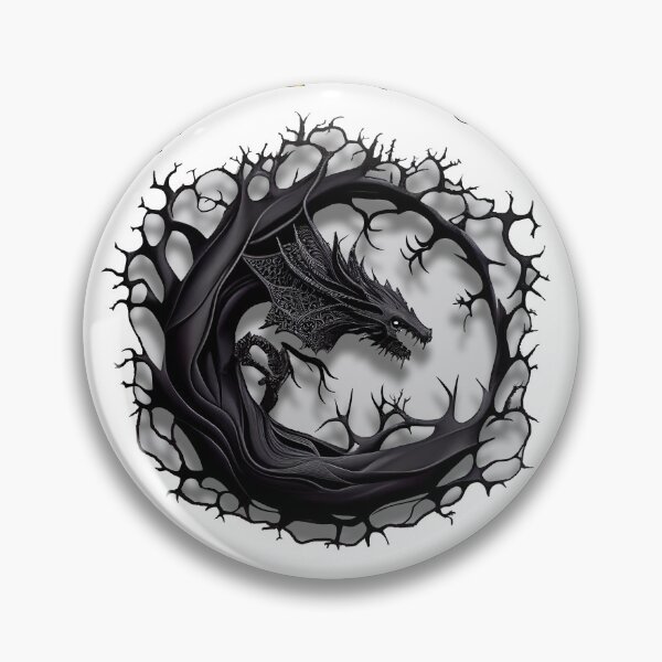 Item preview, There Be Dragons (Blk04c) designed and sold by SteampunkMoai.