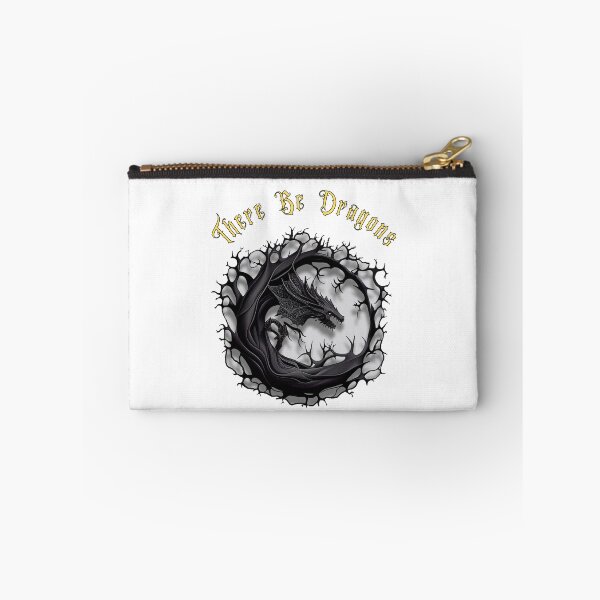 Item preview, There Be Dragons (Blk04c) designed and sold by SteampunkMoai.