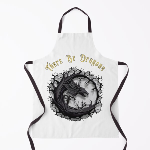 Item preview, There Be Dragons (Blk04c) designed and sold by SteampunkMoai.