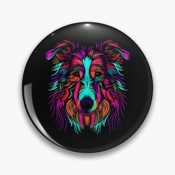 Item preview, Shetland Sheep Dog Colorful Paint Splash designed and sold by rafaeltto.
