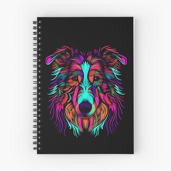 Item preview, Shetland Sheep Dog Colorful Paint Splash designed and sold by rafaeltto.
