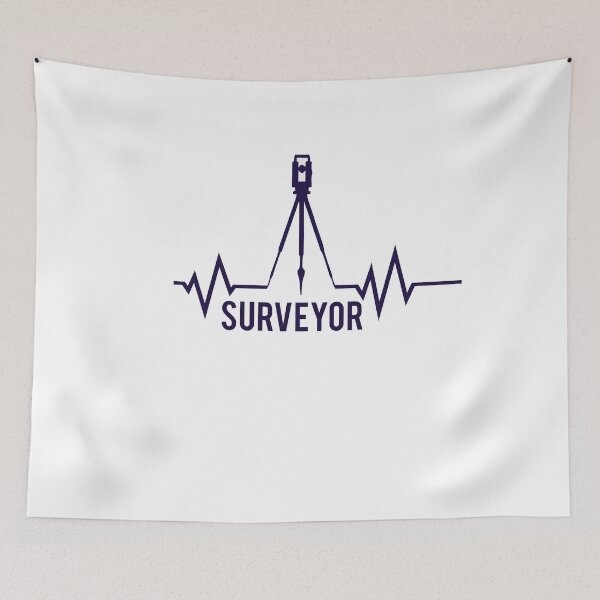 Item preview, Land Surveyor Lifeline Shirt Land Survey Tripod designed and sold by Land Survey Shirts.
