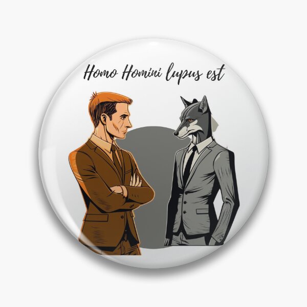 Item preview, Man is wolf to man designed and sold by Verkansen.