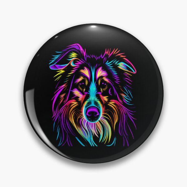 Item preview, Shetland Sheep Dog Colorful Paint Splash designed and sold by rafaeltto.
