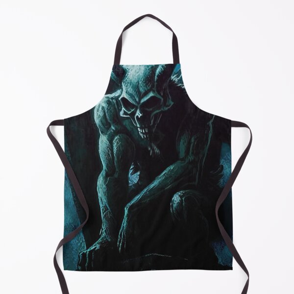 Item preview, Gargoyle in Full-moon Cemetery designed and sold by Critical Meltdown.