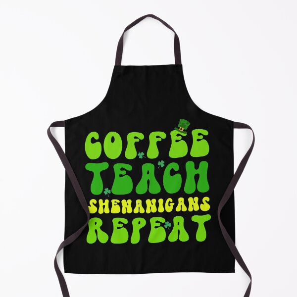 Item preview, St Patricks Day Coffee Teach Shenanigans Repeat designed and sold by stylboutique.